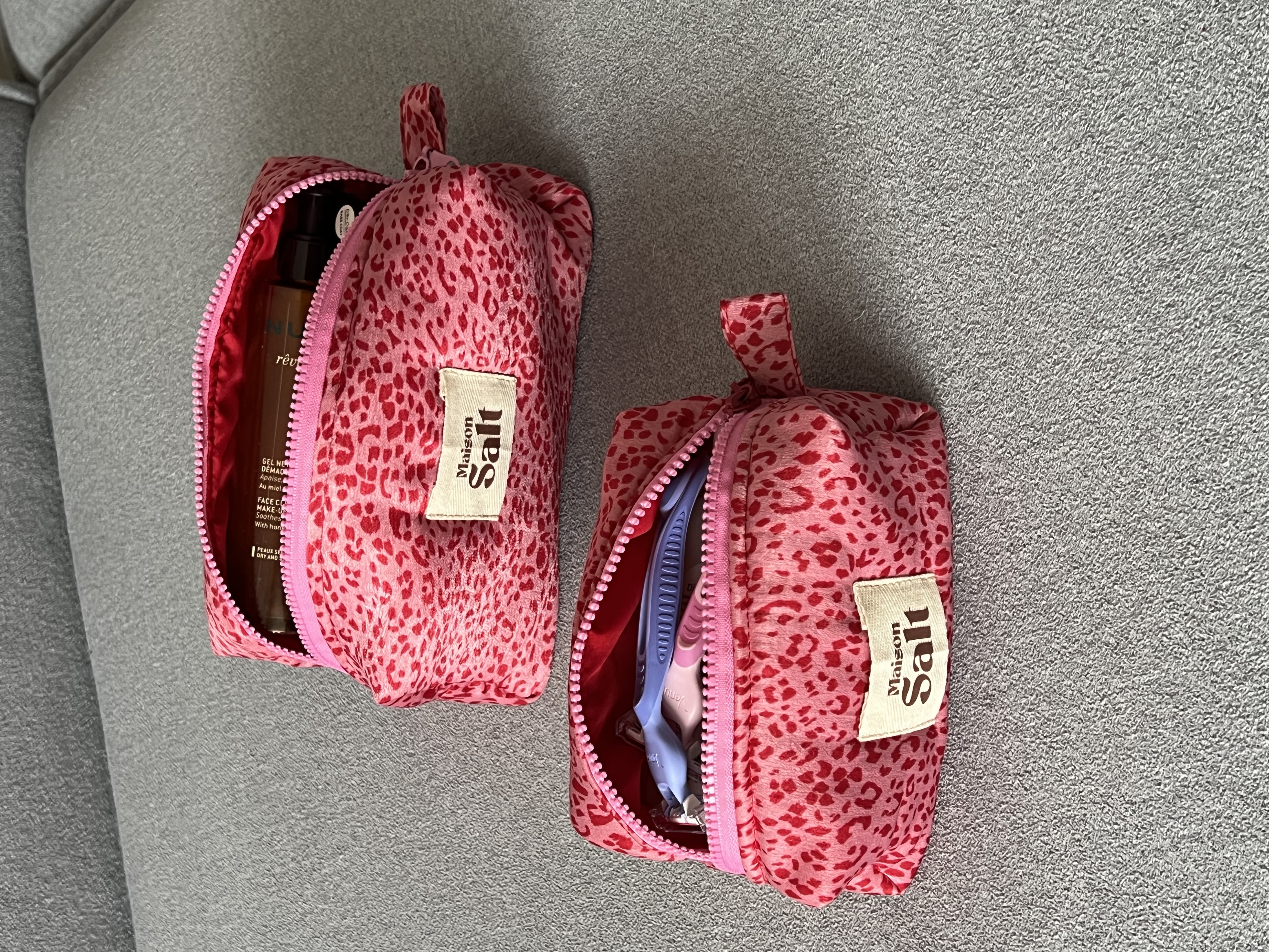 Pack Trousse Medium & Small [Rose léopard]