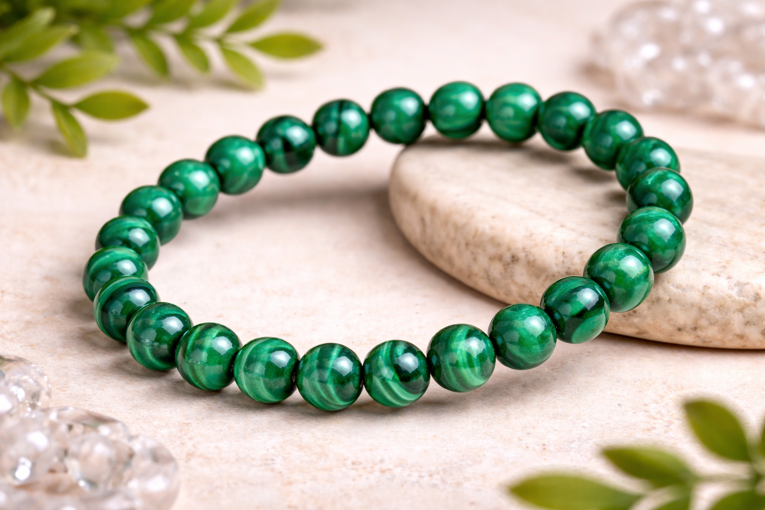 Divya Malachite Healing Bracelet – Energy & Protection Band
