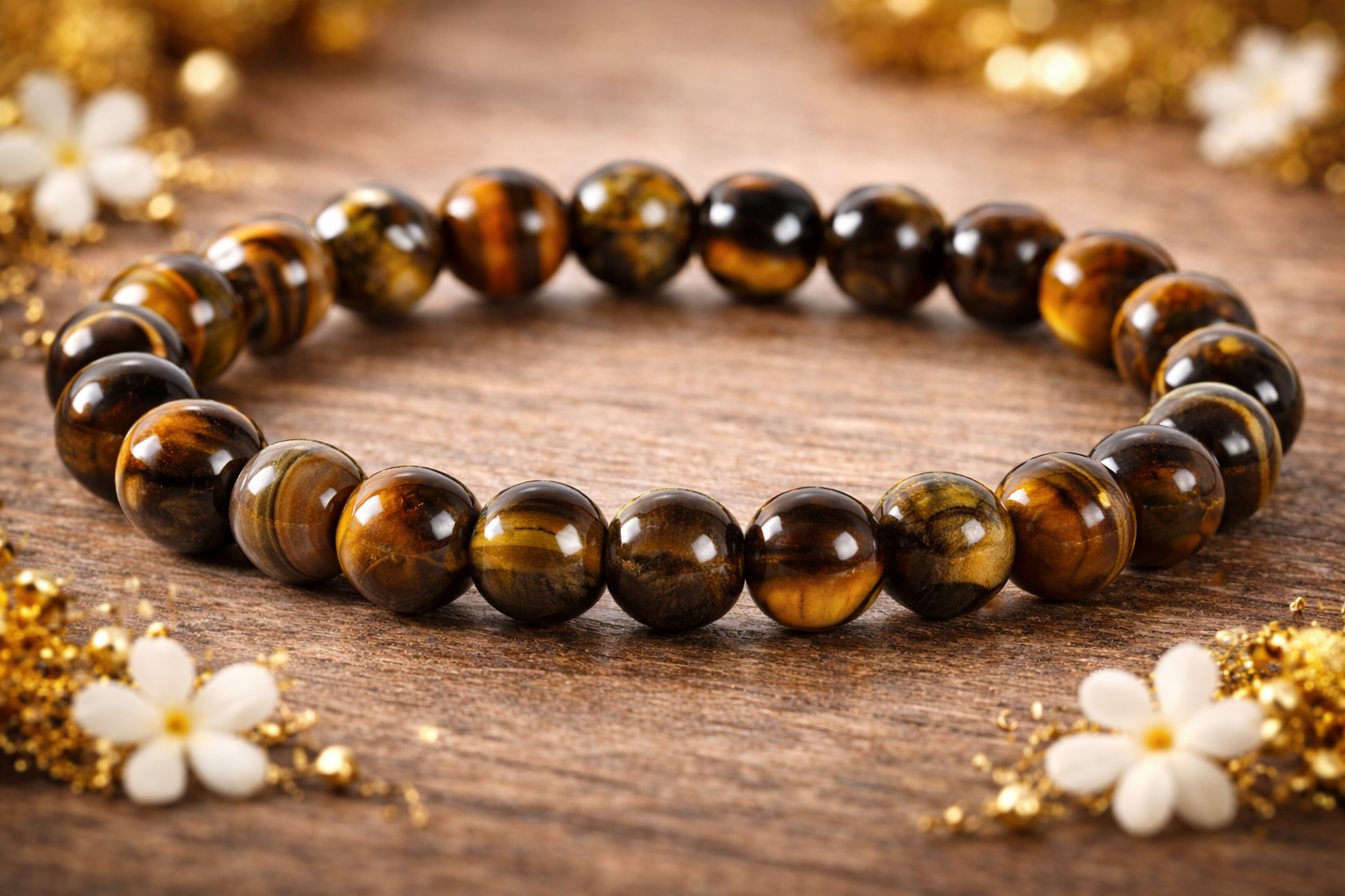 Natural Tiger’s Eye Bracelet