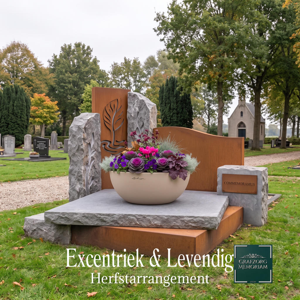Herfst in excentrieke en levendige tinten Coppa 40 cm