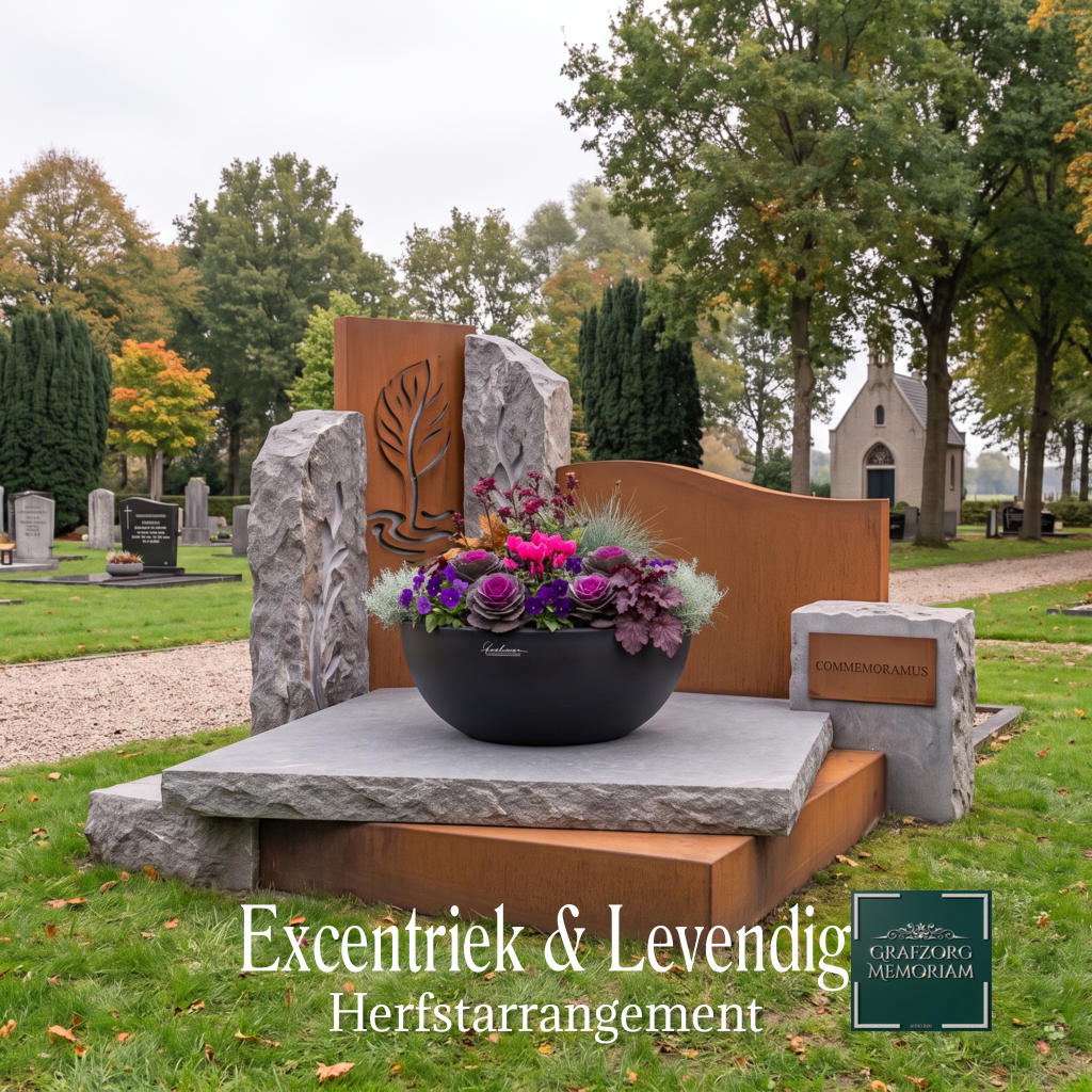 Herfst in excentrieke en levendige tinten Coppa 40 cm