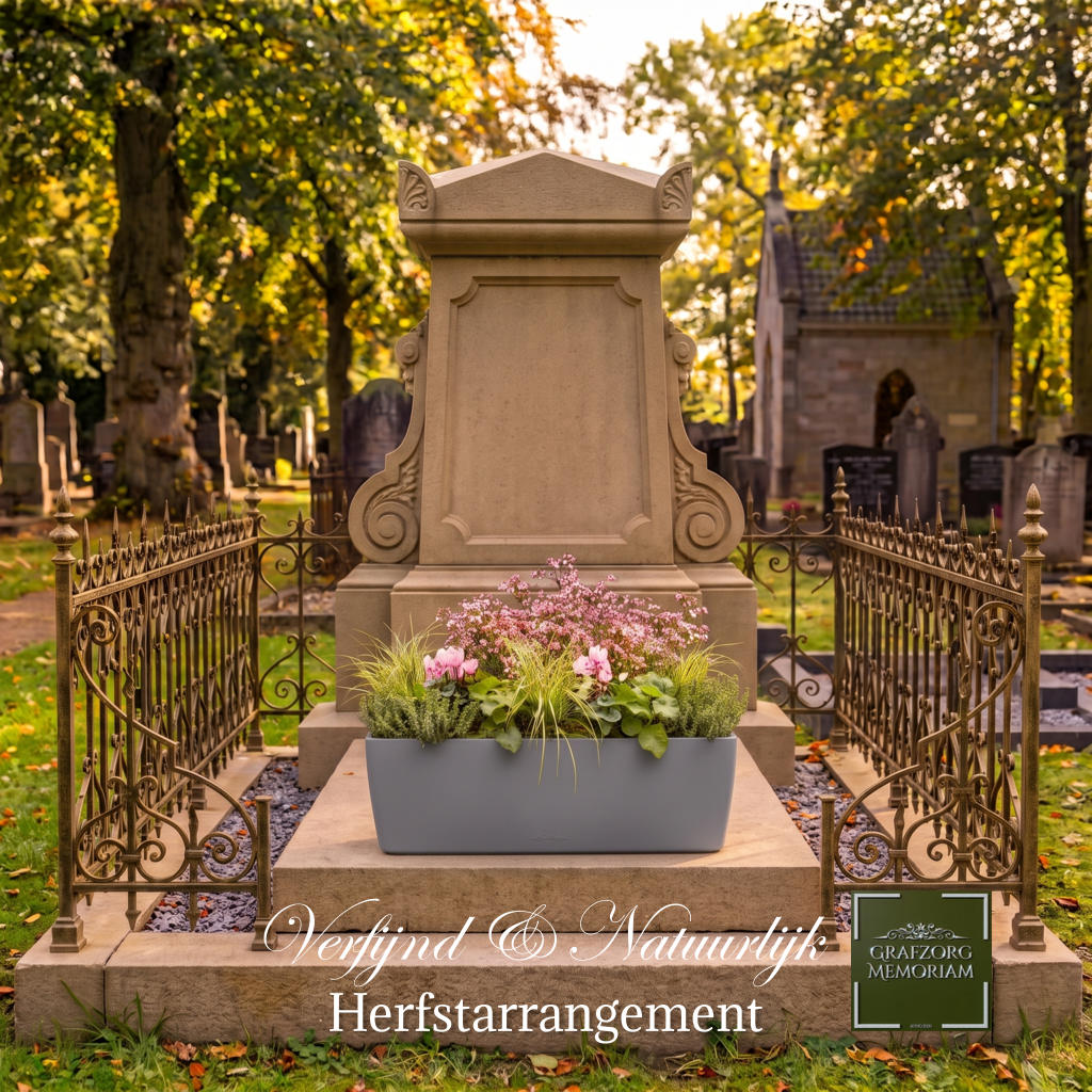 Herfst in verfijnde en natuurlijke tinten Vaso 100 cm