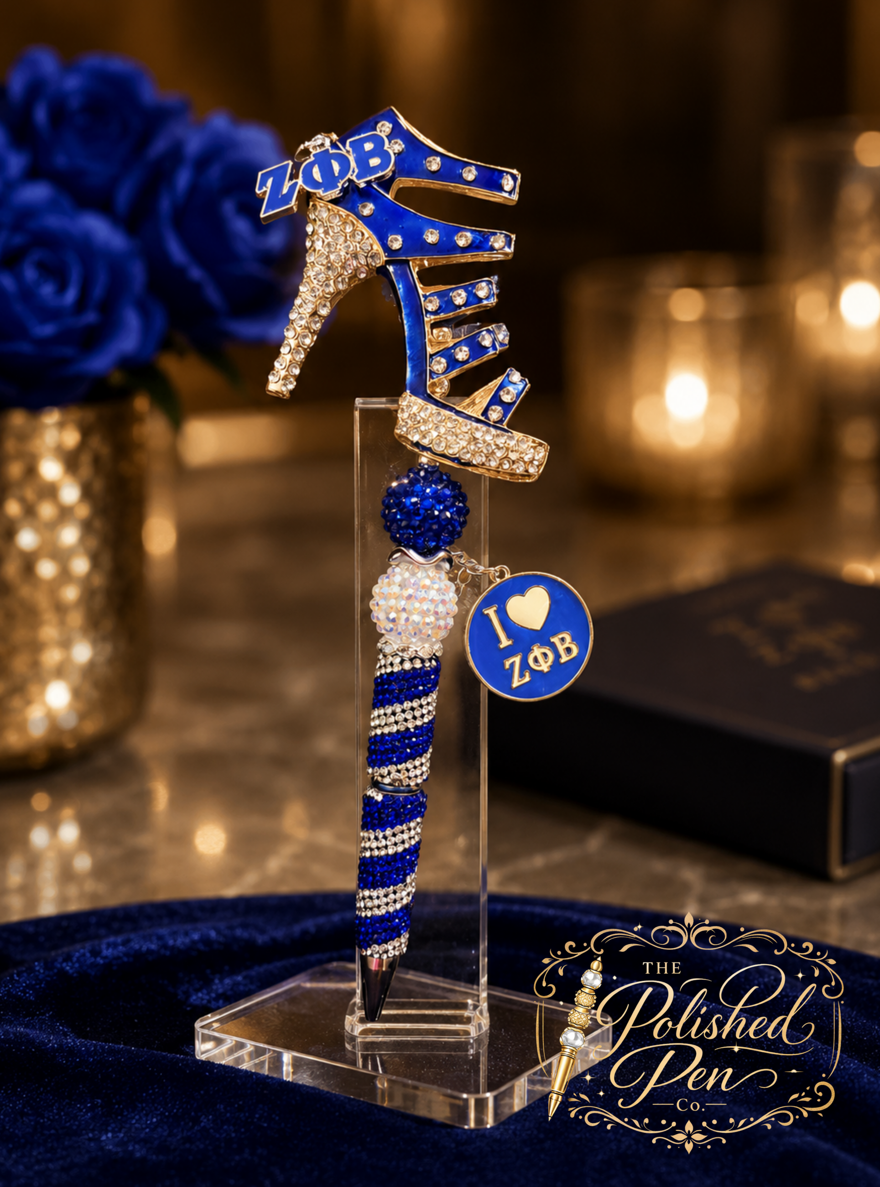 Zeta Phi Beta High Heel Pen
