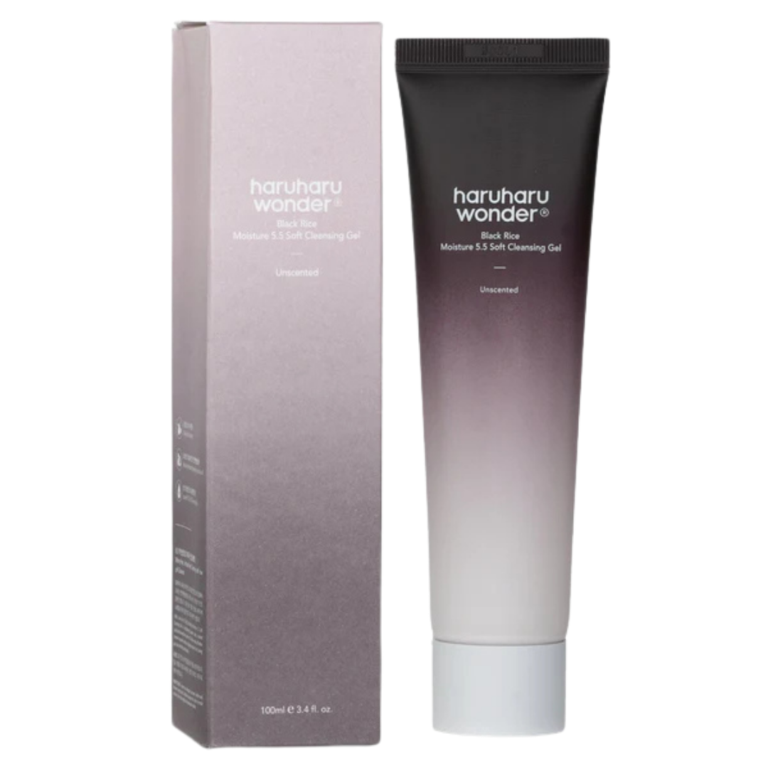 Juodųjų ryžių drėkinantis valomasis gelis