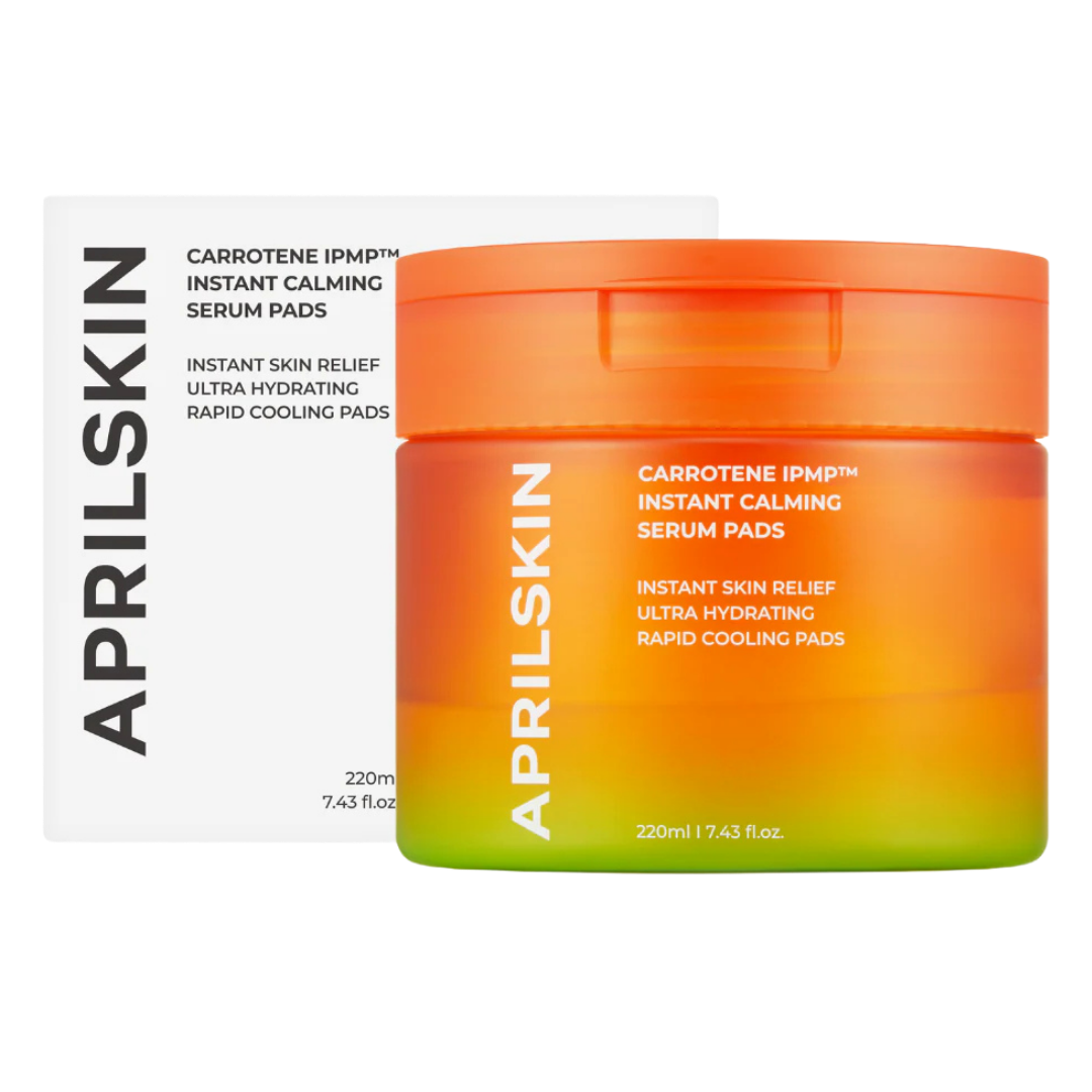 Serumo diskeliai - APRILSKIN Carrotene IPMP Instant Calming Serum Pads, 80vnt