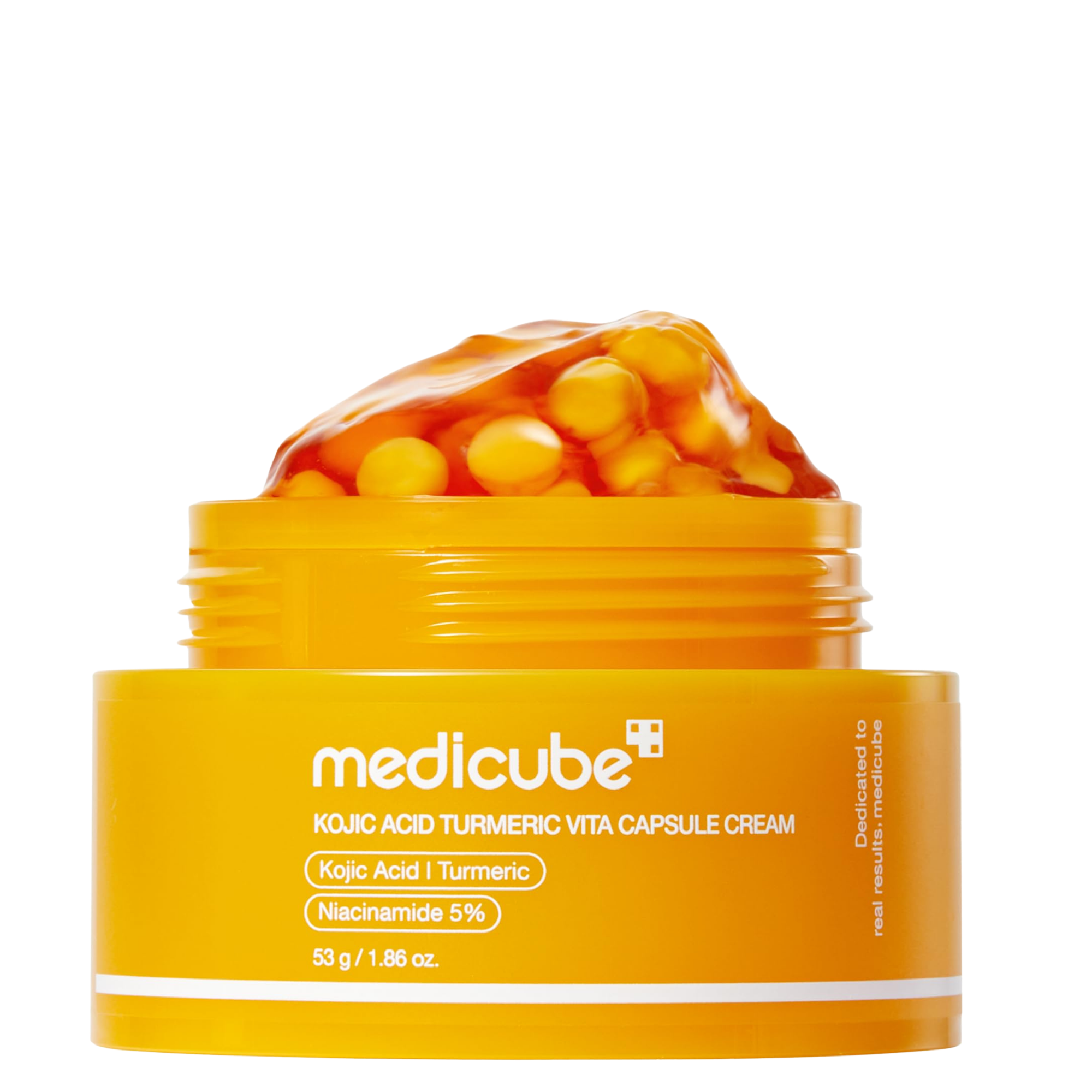 Veido kremas pigmentacijos priežiūrai - Medicube Capsule Cream with Kojic Acid & Turmeric, 55g