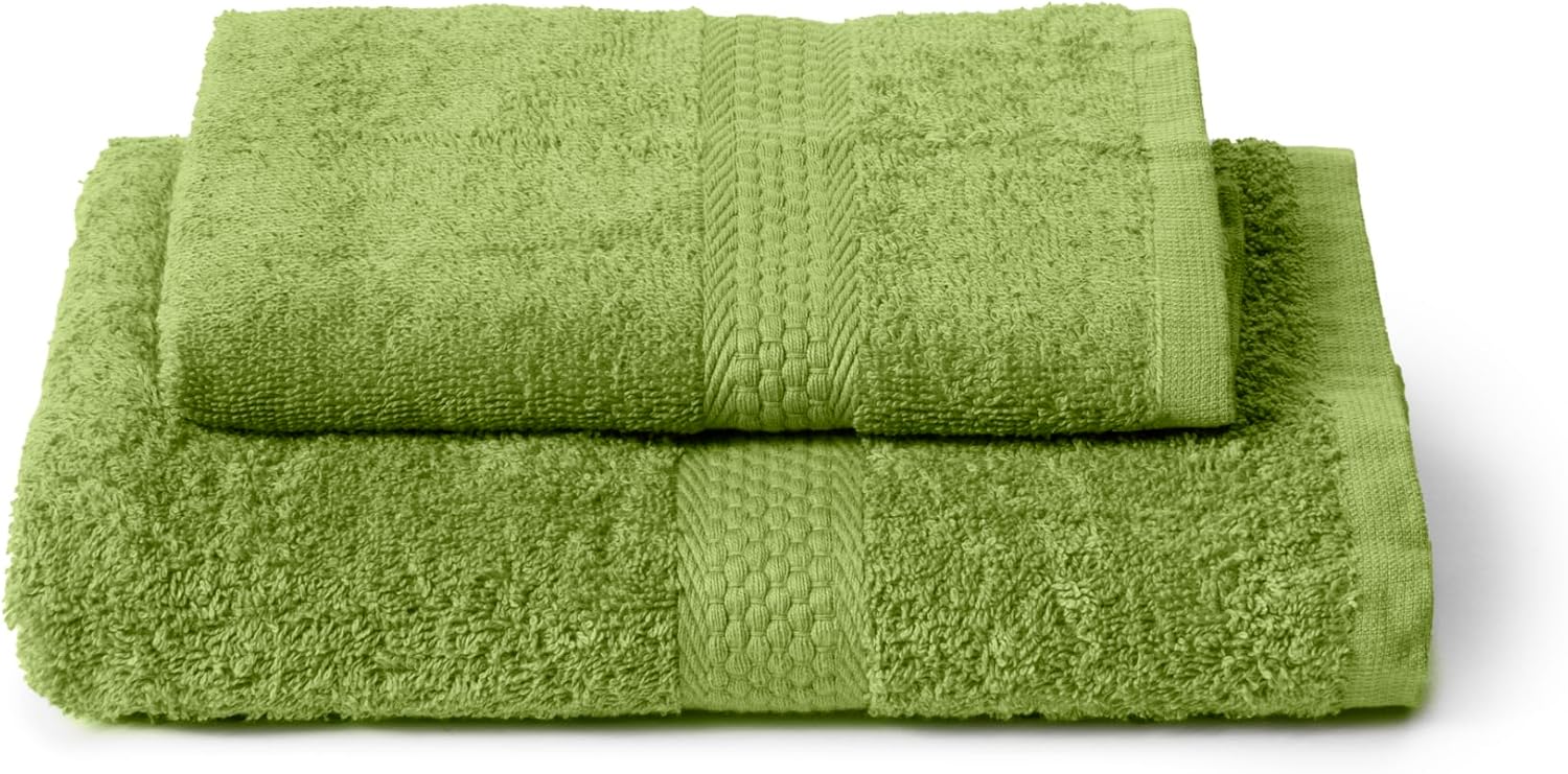 Set Asciugamani Verde