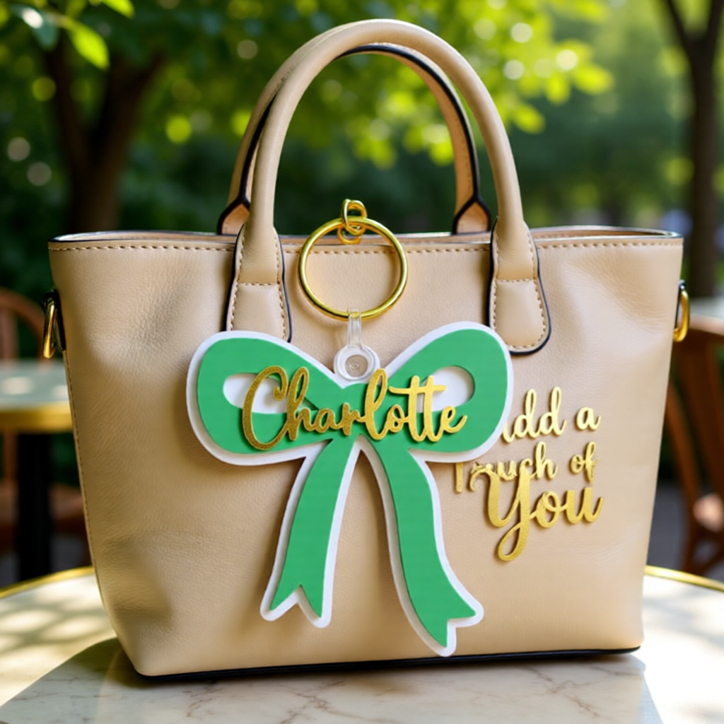 Custom 3D Acrylic Name Charm