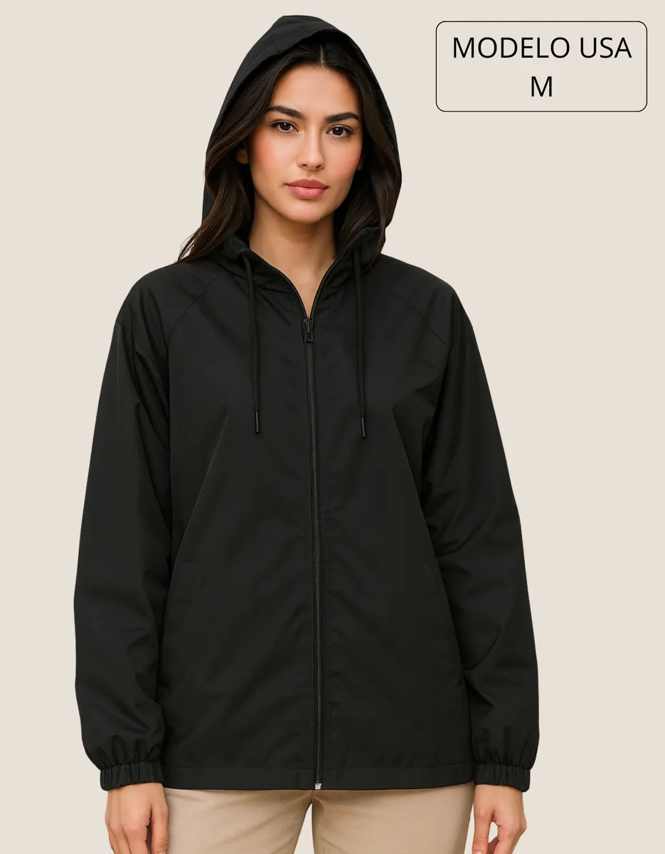 Casaco Jaqueta Esportiva Preta