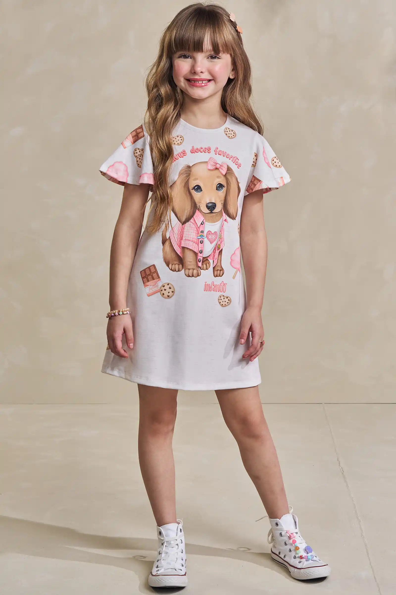 Vestido em Molecotton 