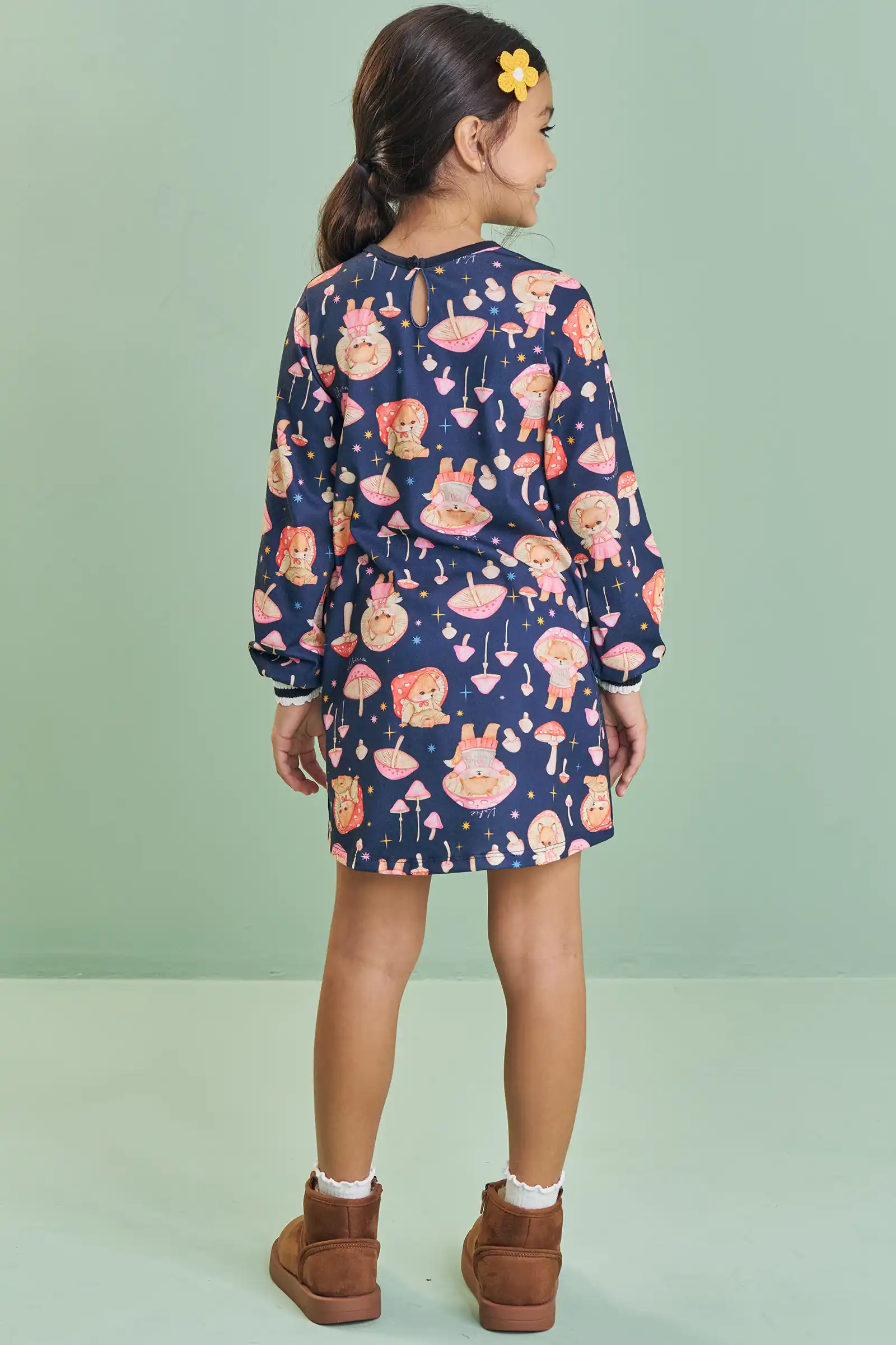 Vestido em Malha Fresh Marinho