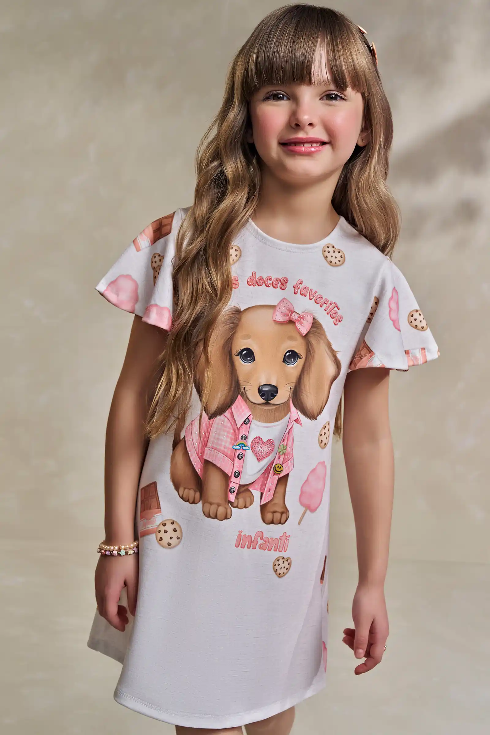 Vestido em Molecotton 