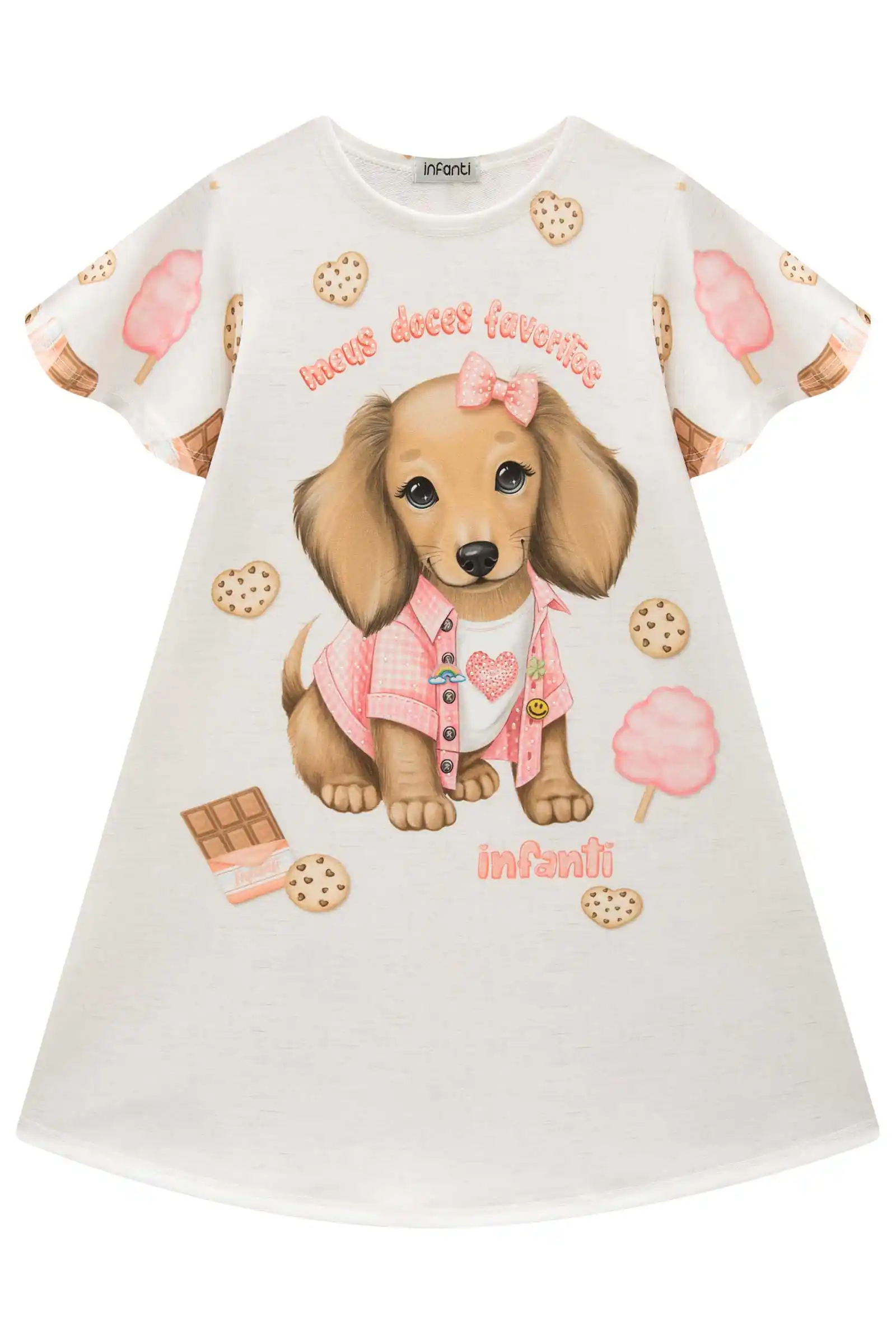 Vestido em Molecotton 