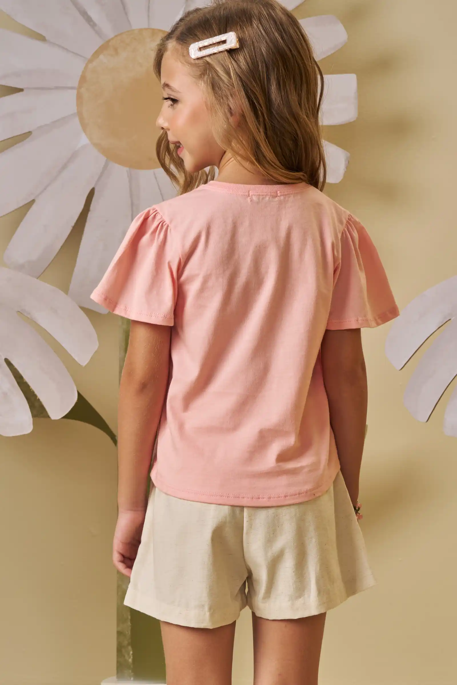 Blusa em meia malha rosa