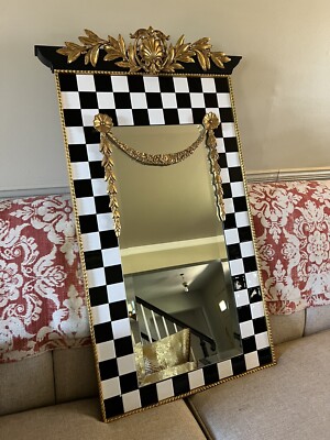 Hand-painted Knock-off Mackenzie Childs Wall Mirror