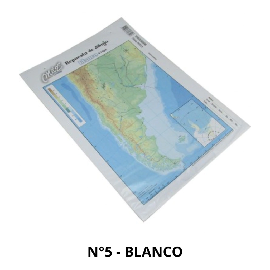 REPUESTO P/DIBUJO N.5 BLANCO X 8 HJS.(MIL 28)