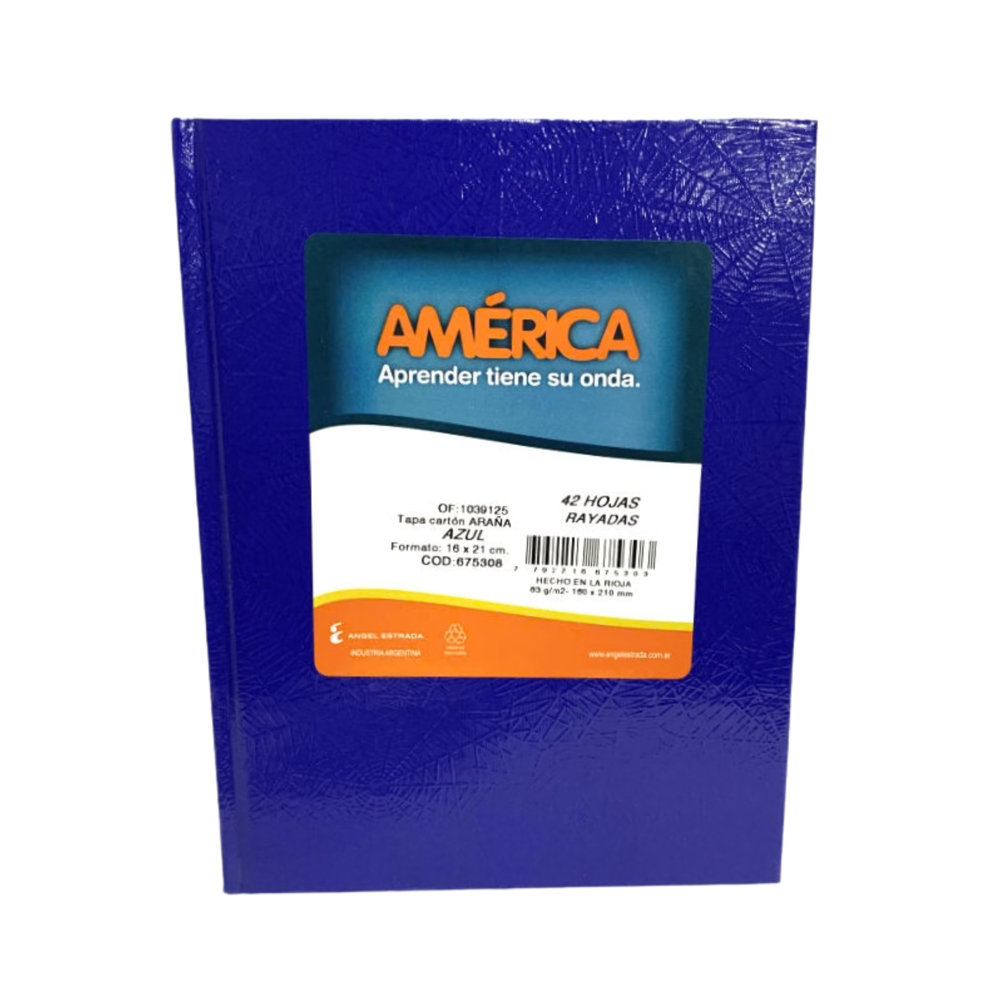 CUADERNO ESCOLAR T/DURA AMERICA X 42 HOJAS