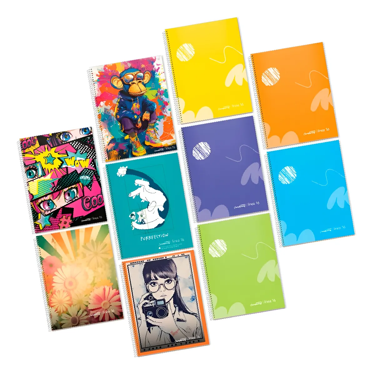 Cuaderno Ledesma Línea 16 29/7 (A4)x 70 hjs. (UNIVERSITARIO)