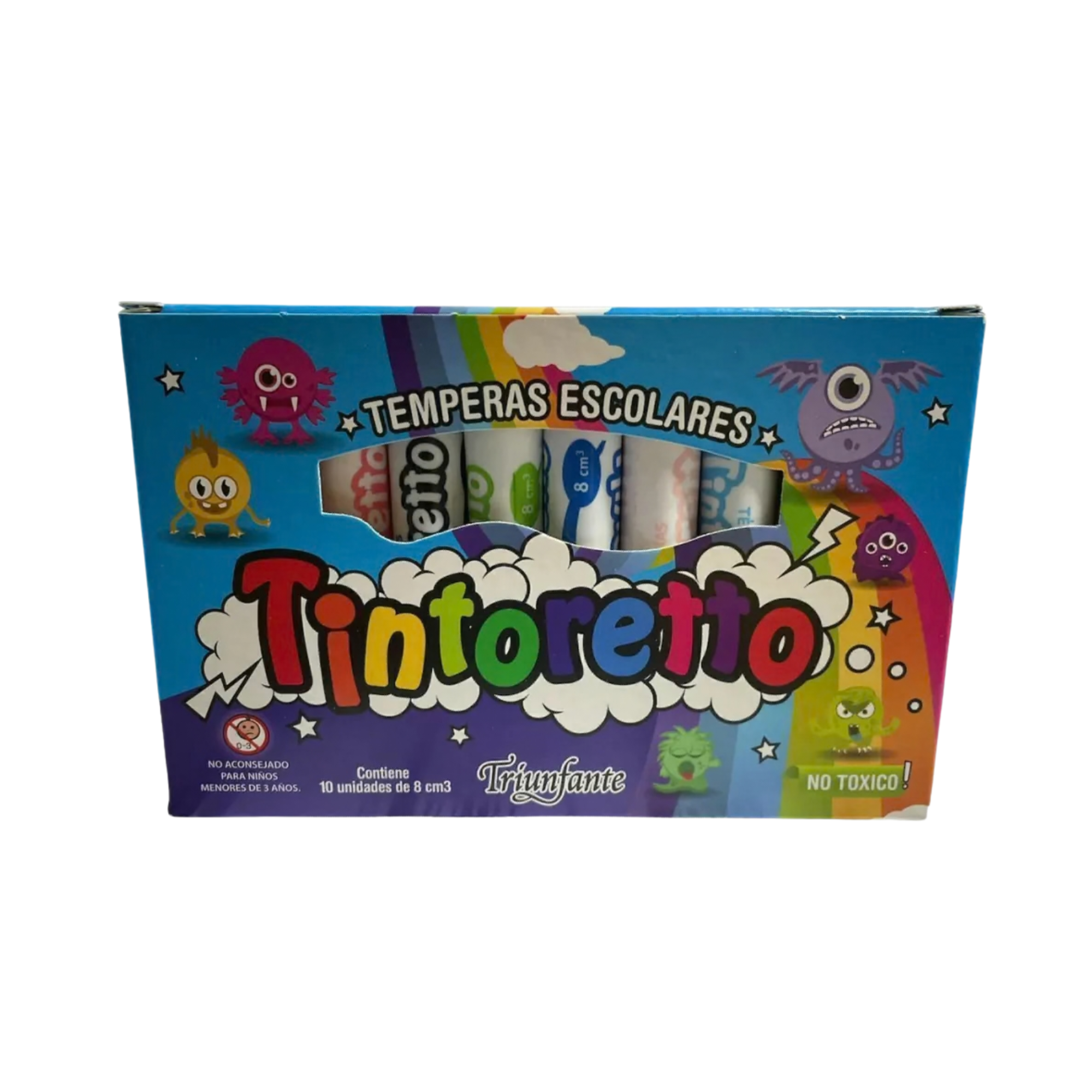 TEMPERA POMO X 8 cc - Caja x 10 Unidades