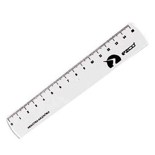 REGLA EZCO 15 CM CRISTAL