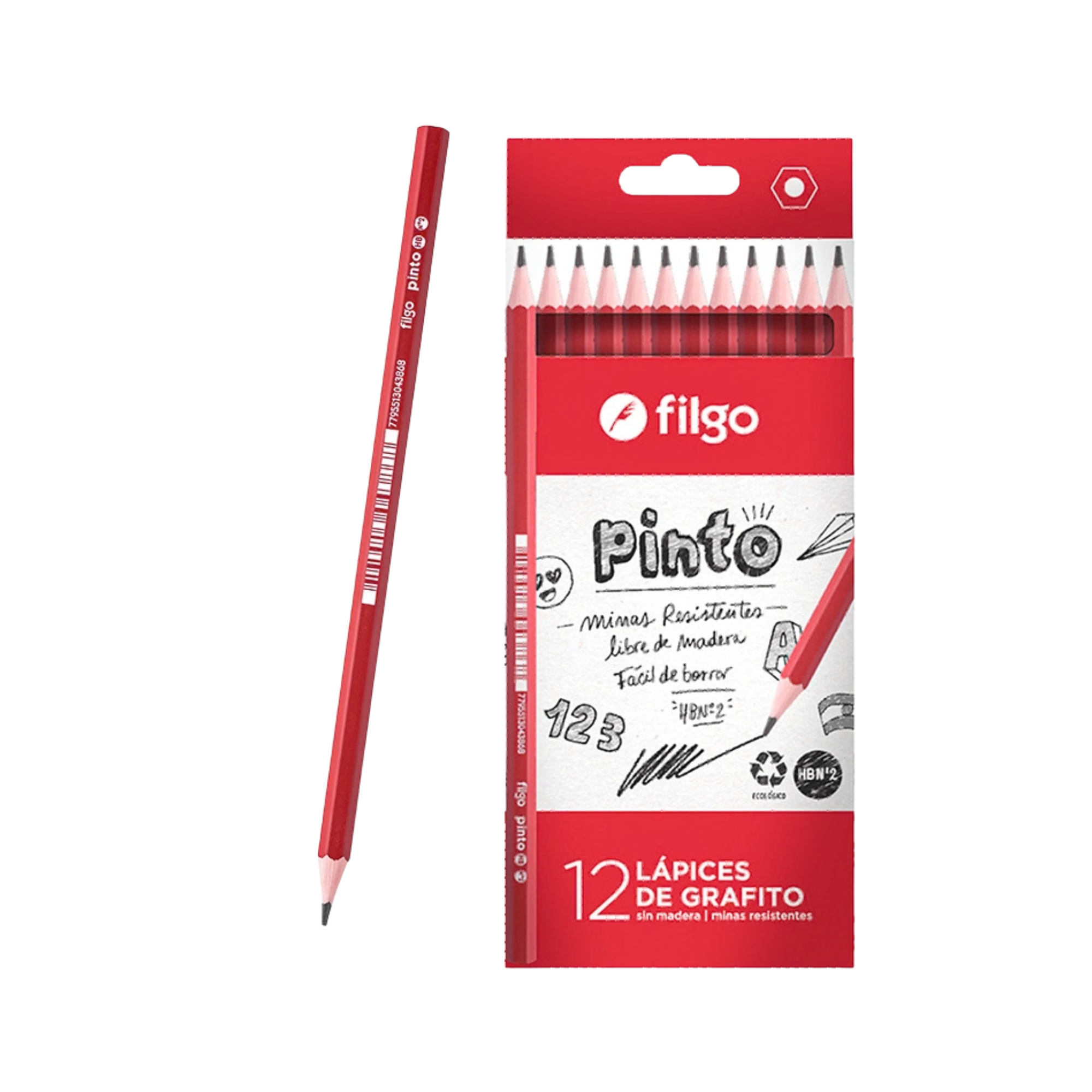 LAPIZ NEGRO FILGO HB - PINTO