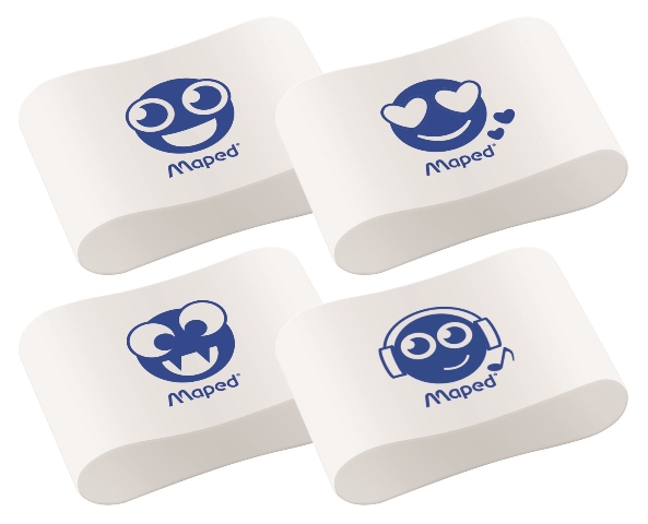 GOMA LAPIZ MAPED ESSENTIALS SOFT BLANCA