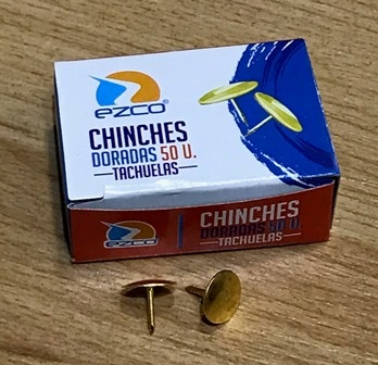 CHINCHES DORADAS X 50 UNIDADES EZCO