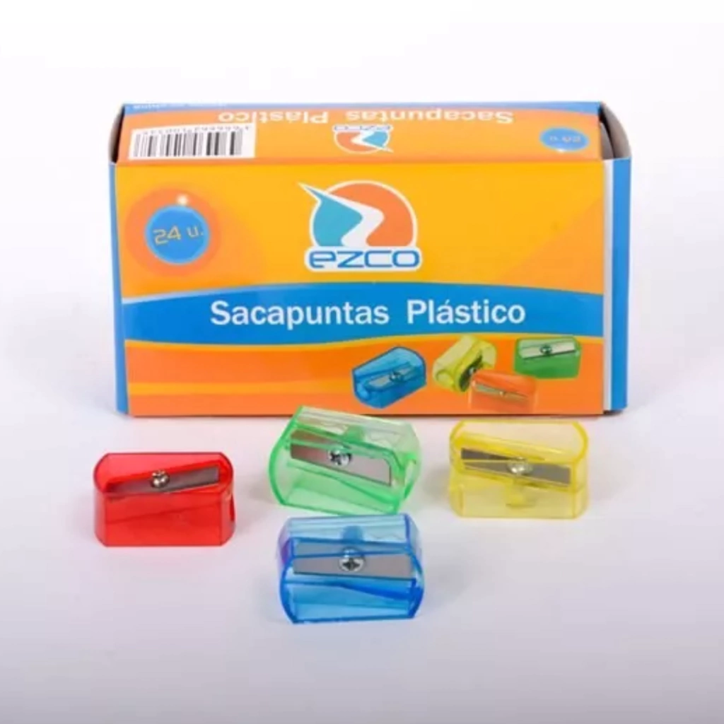 SACAPUNTA (EZCO) PLASTICO DE COLORES