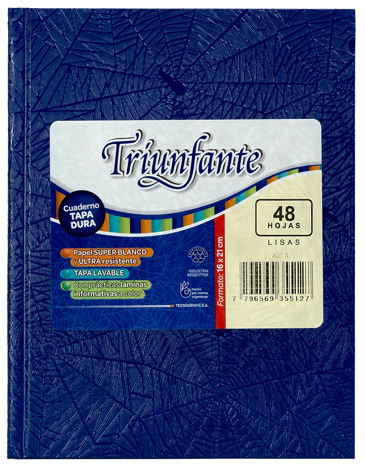 CUADERNO TRIUNFANTE T/D X 50HC