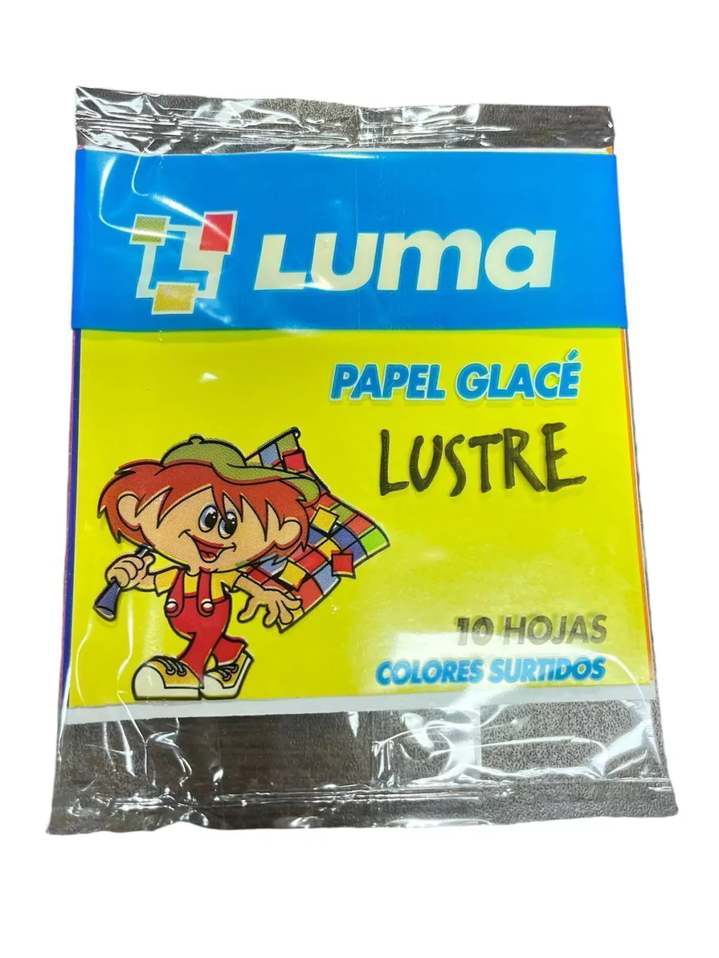 PAPEL GLACE LUSTRE 10X10 (paq.X10 unidades)