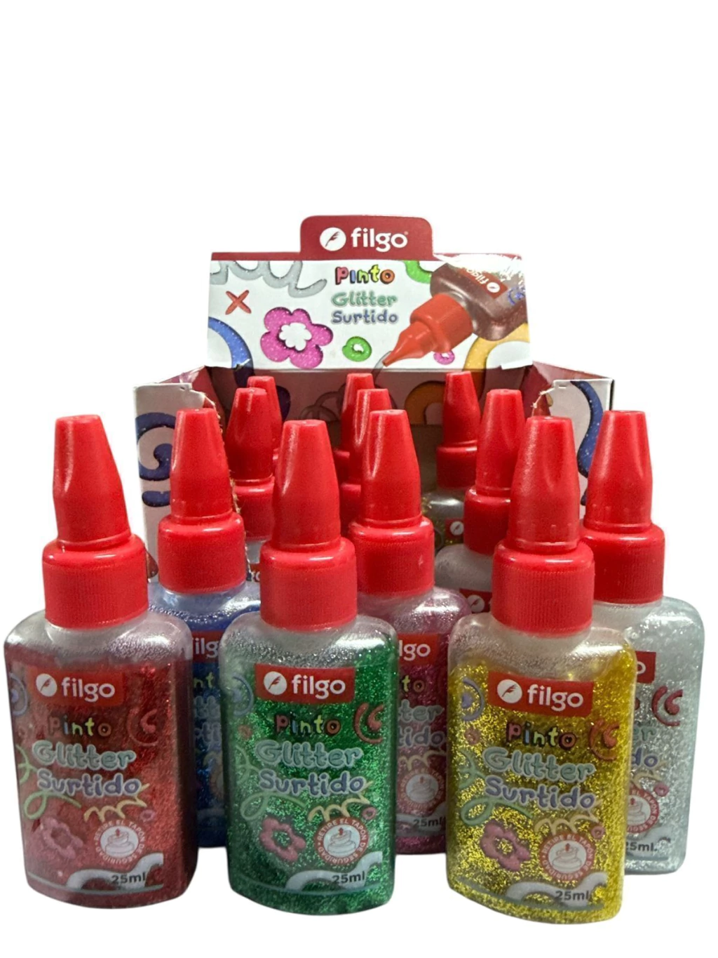 Adhesivo Filgo c/ brillo Glitter 