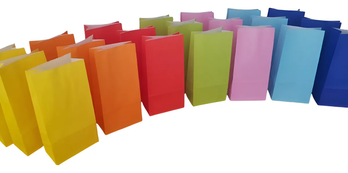 Bolsitas De Papel Souvenirs Colores 