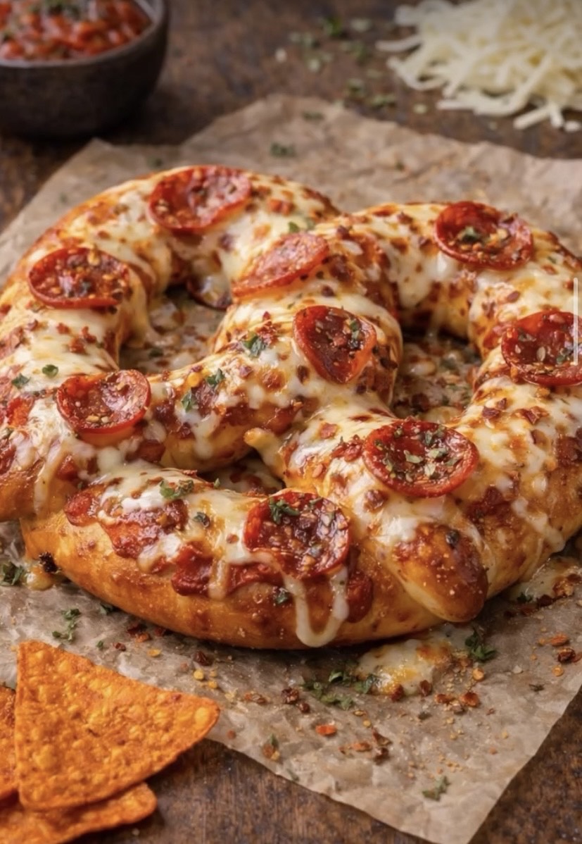 Pepperoni Pizza Pretzel