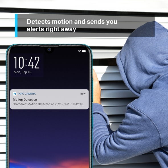 Cámara Wi-Fi de vigilancia inteligente interior
