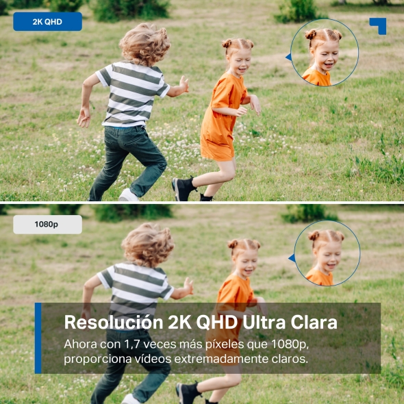 Cámara de Seguridad Wi-Fi Exterior 2K