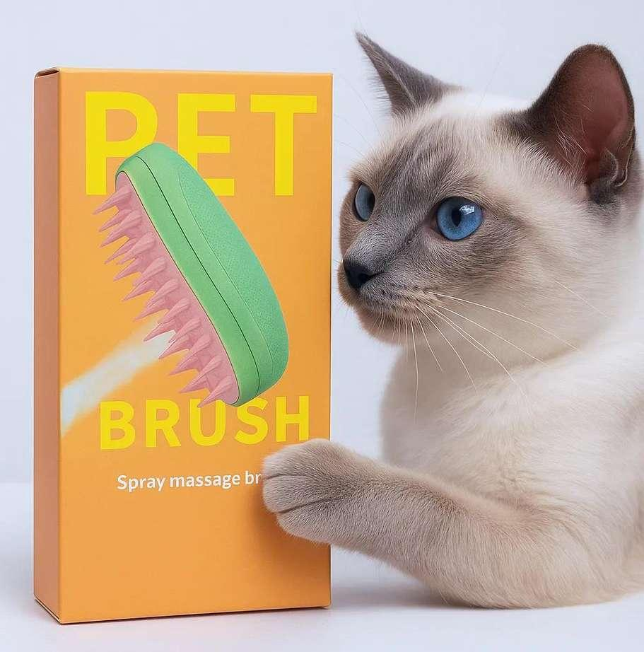 Cepillo vapor para mascotas