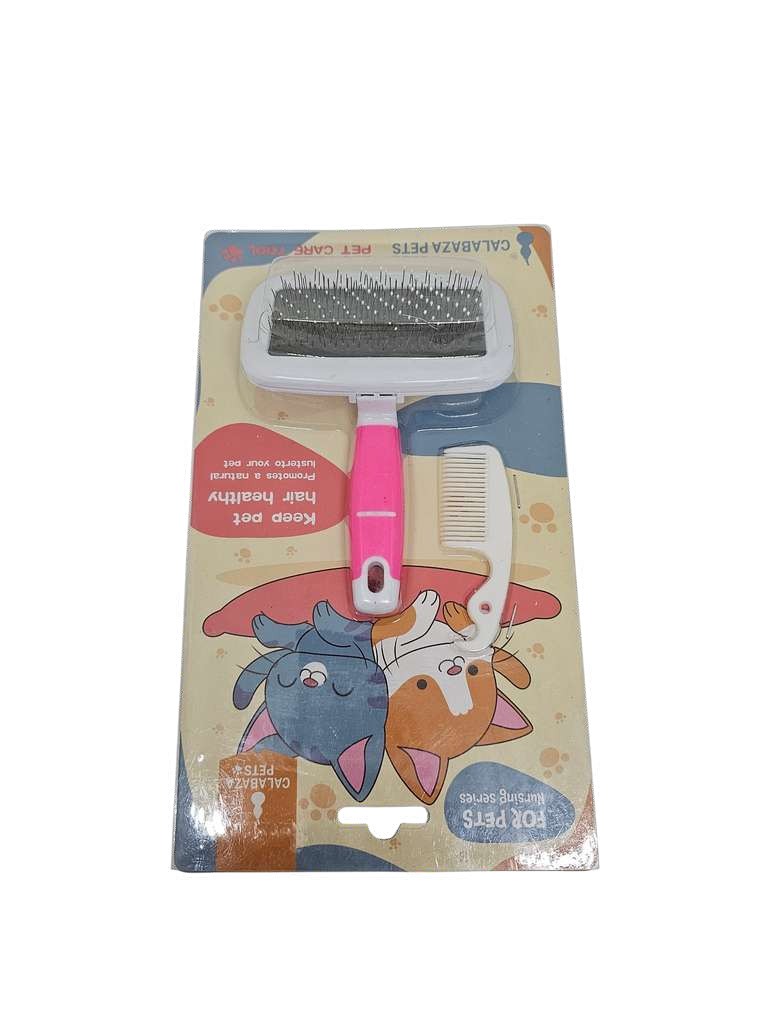 Cepillo y peine para mascotas pequeño