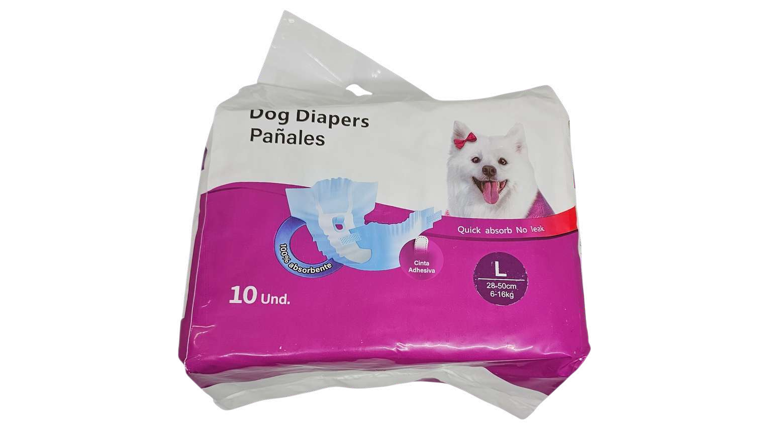 Pañales para Perros Talla L