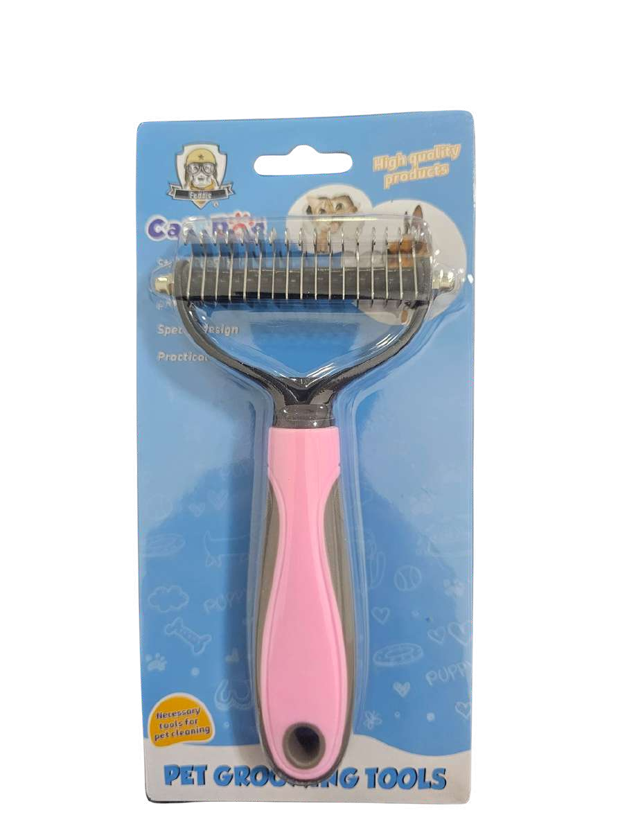 Cepillo Deslanador para Mascotas QUITANUDOS