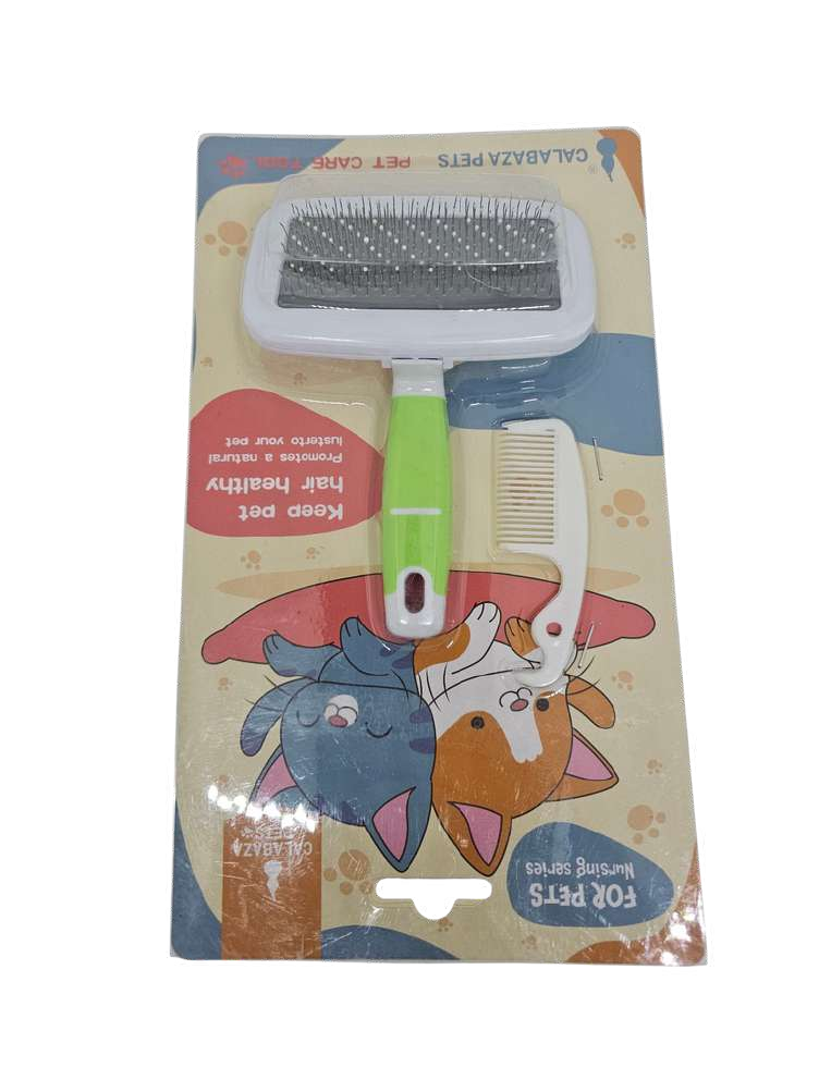 Cepillo y peine para mascotas pequeño