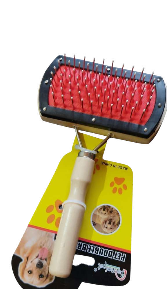 Cepillo doble para mascotas