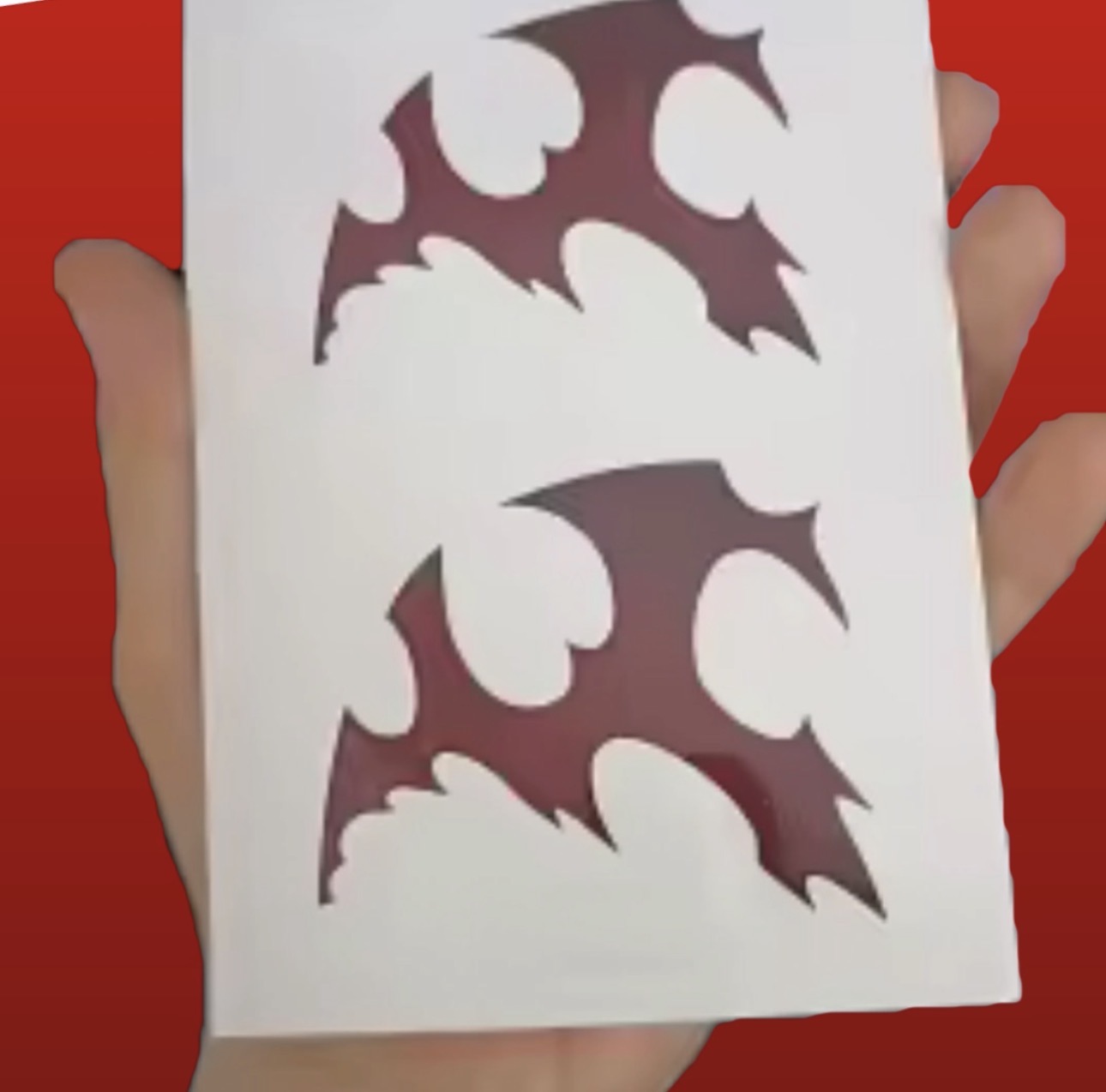 Tanjiro Kamardo Scar Tattoo set of 2