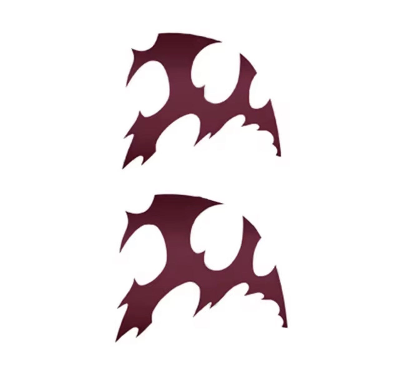 Tanjiro Kamardo Scar Tattoo set of 2