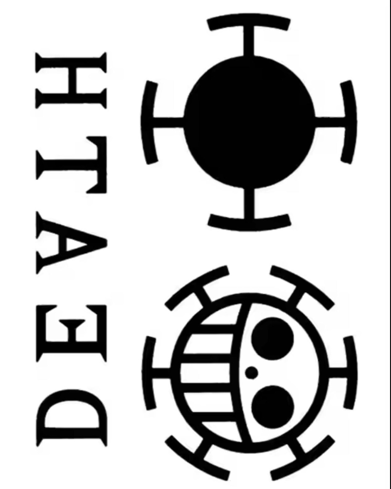 Trafalgar D. Law Cosplay Tattoo Set of 2