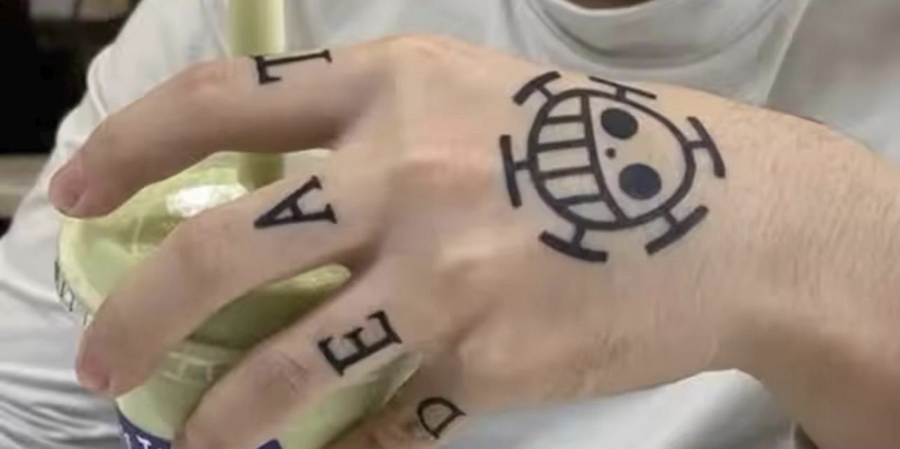 Trafalgar D. Law Cosplay Tattoo Set of 2