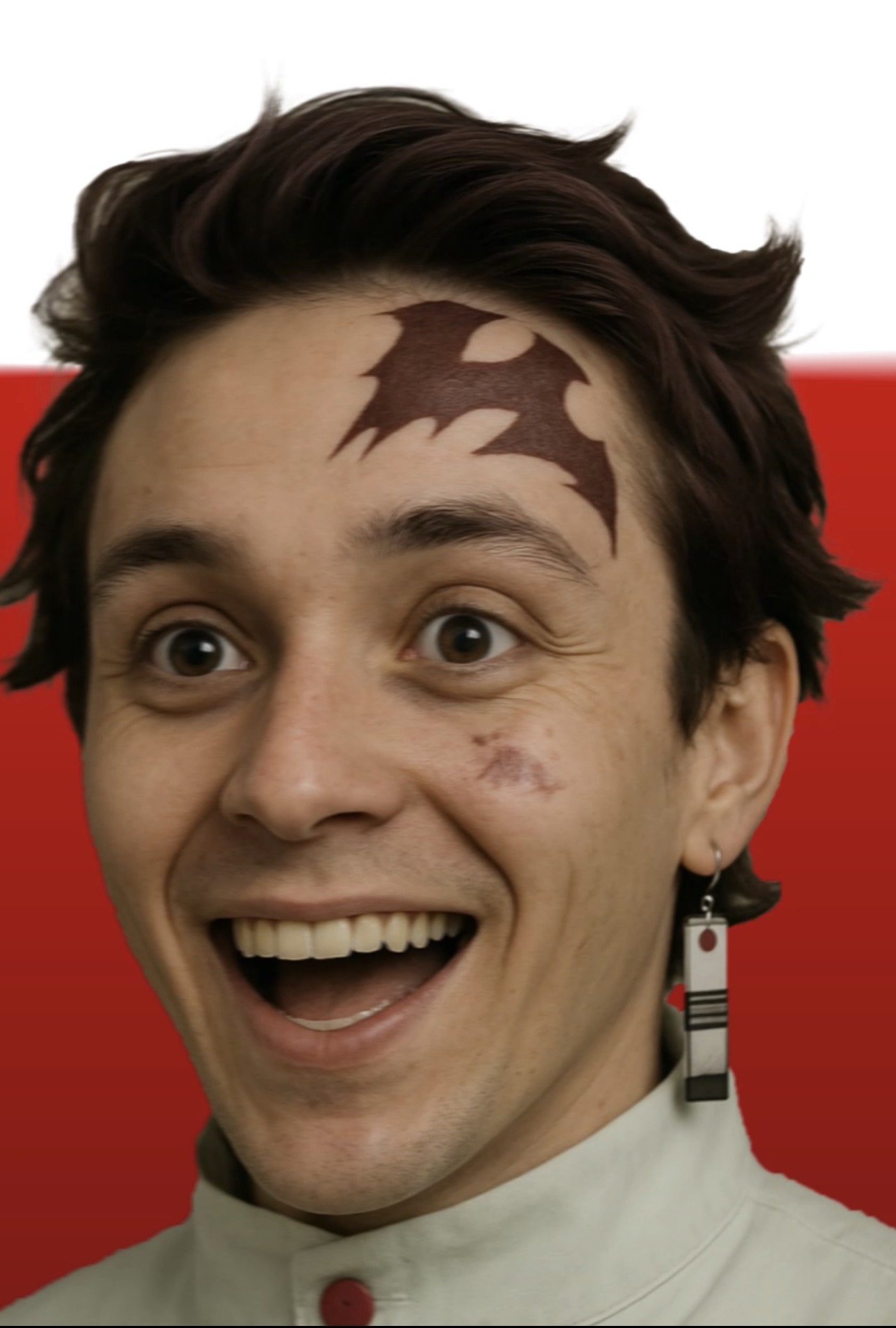 Tanjiro Kamardo Scar Tattoo set of 2