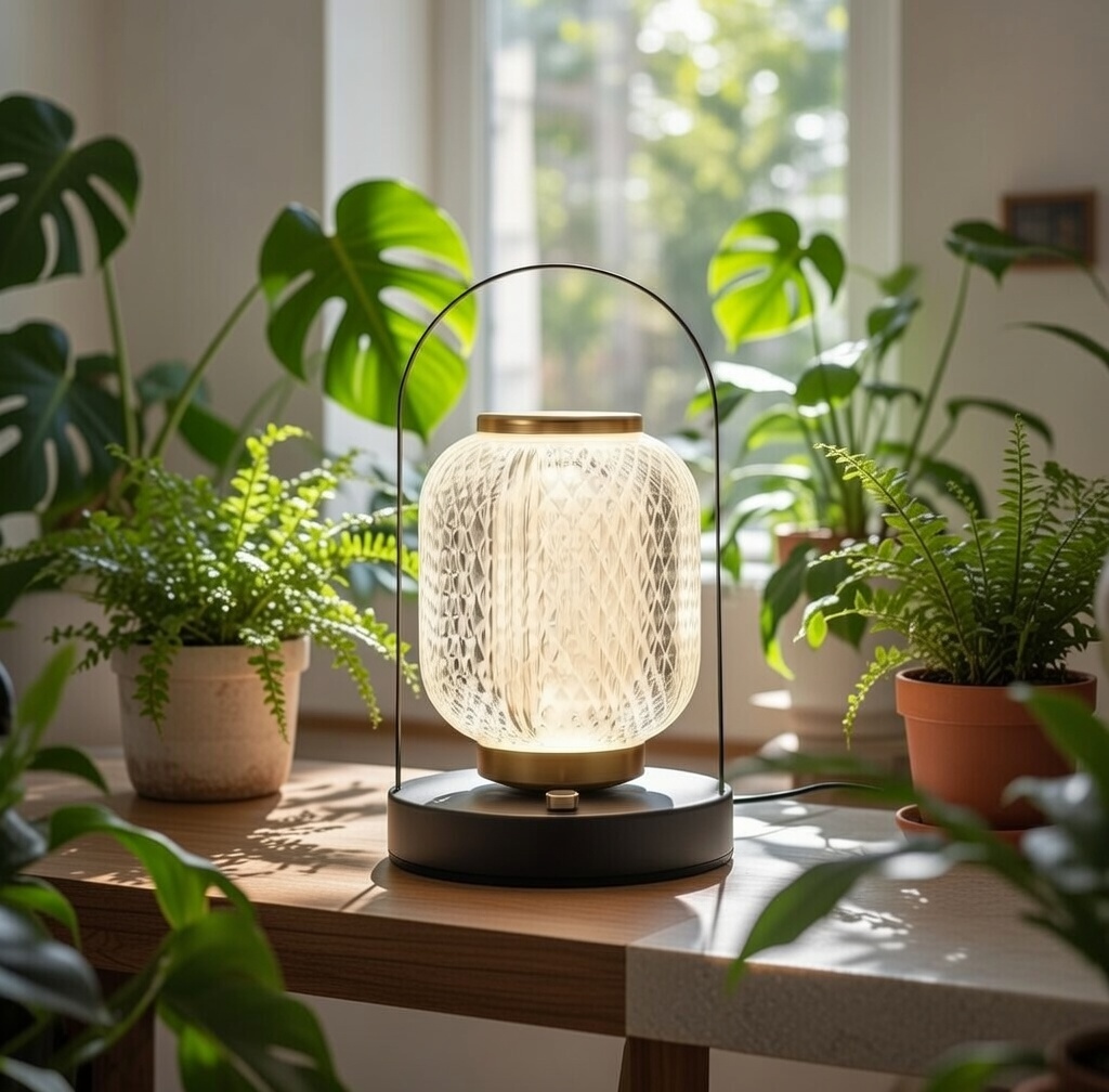 Wireless Battery‑Powered Table Lantern – Portable LED Light
