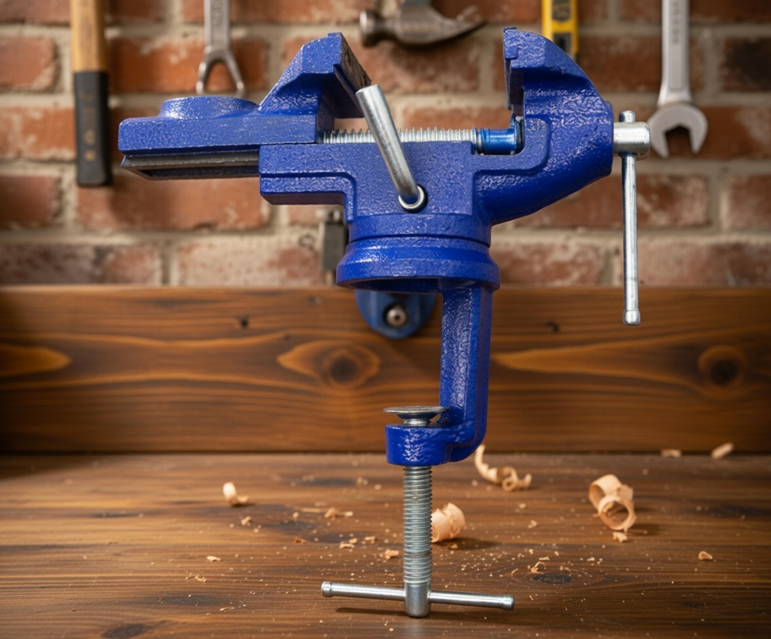 ONEX 2.5" Table Vise – Heavy‑Duty 65mm Bench Clamp | Metal Workshop Tool