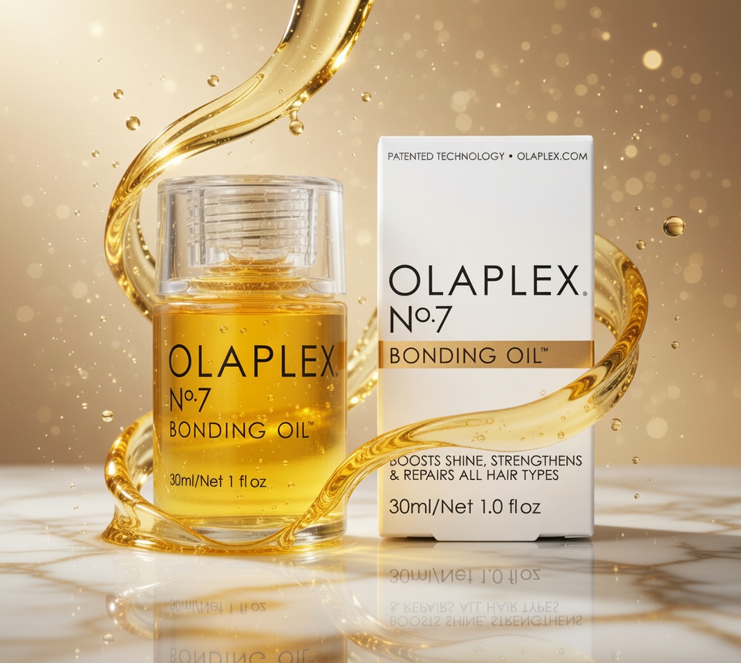 Olaplex No.7 Bonding Oil 30ml – Hair Repair, Heat Protection & Anti-Frizz Shine