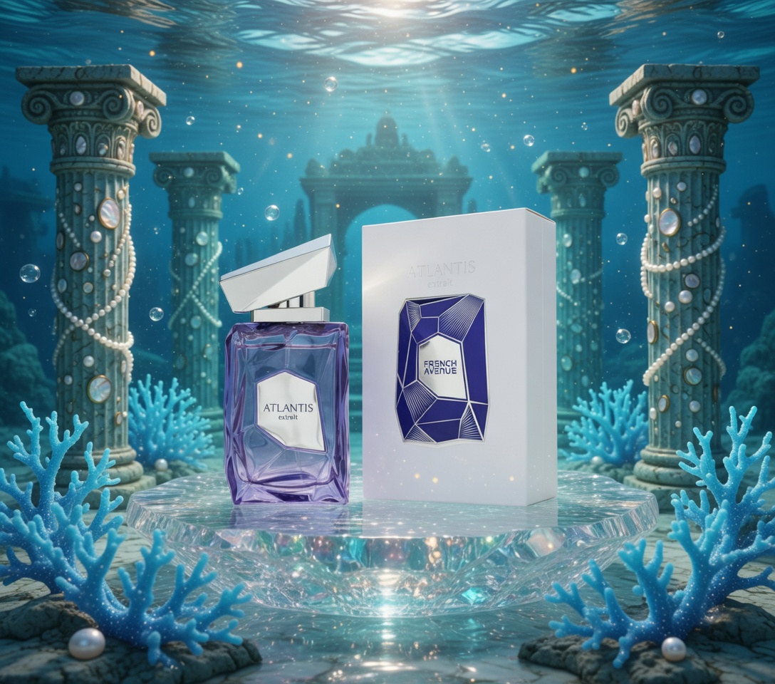 French Avenue Atlantis Extrait de Parfum 100ML – Fresh Citrus Marine Unisex Perfume